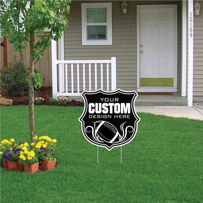 22x22" Custom Shield Shaped Yard Sign