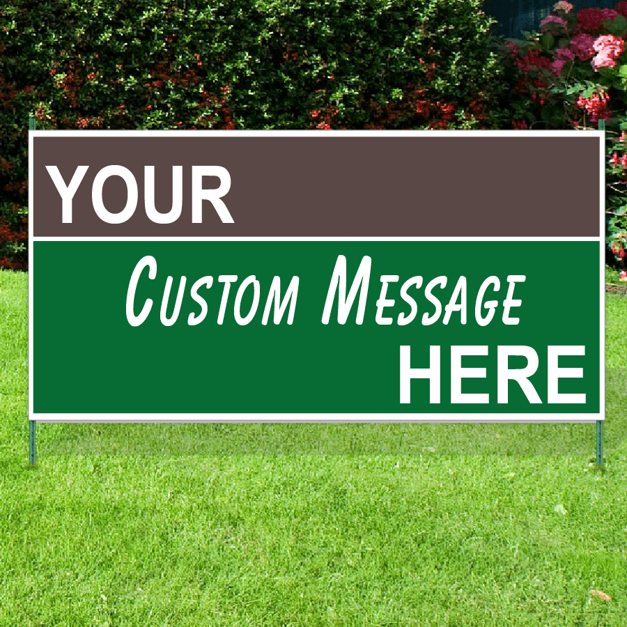 48'' x 96'' Custom Yard Sign