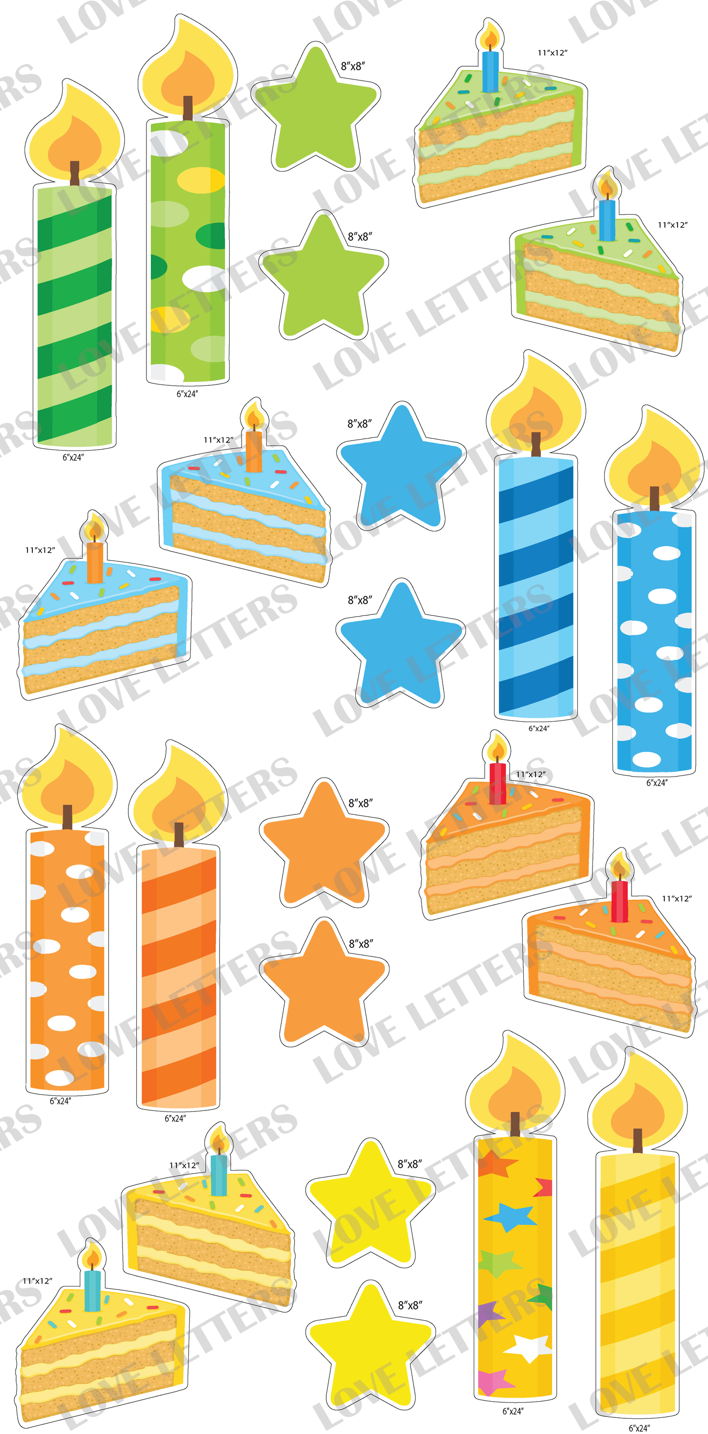 Cakes, Candles, and Stars