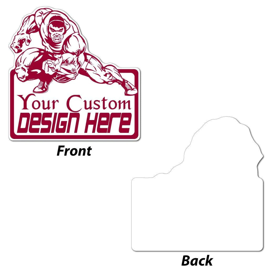 21.6x22" Intimidating Wrestler Shaped Yard Sign