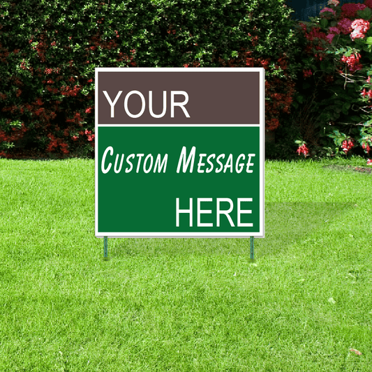 48''x48'' Custom Yard Sign