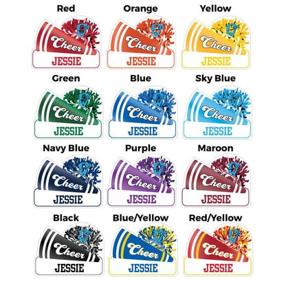 23.3"x18" Megaphone Shaped Cheer Team Yard Sign