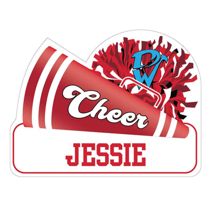 23.3"x18" Megaphone Shaped Cheer Team Yard Sign
